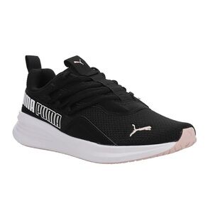 Puma Women's Star Vital Refresh Running Sneakers Black Pink Sole Sz 9 Athleisure
